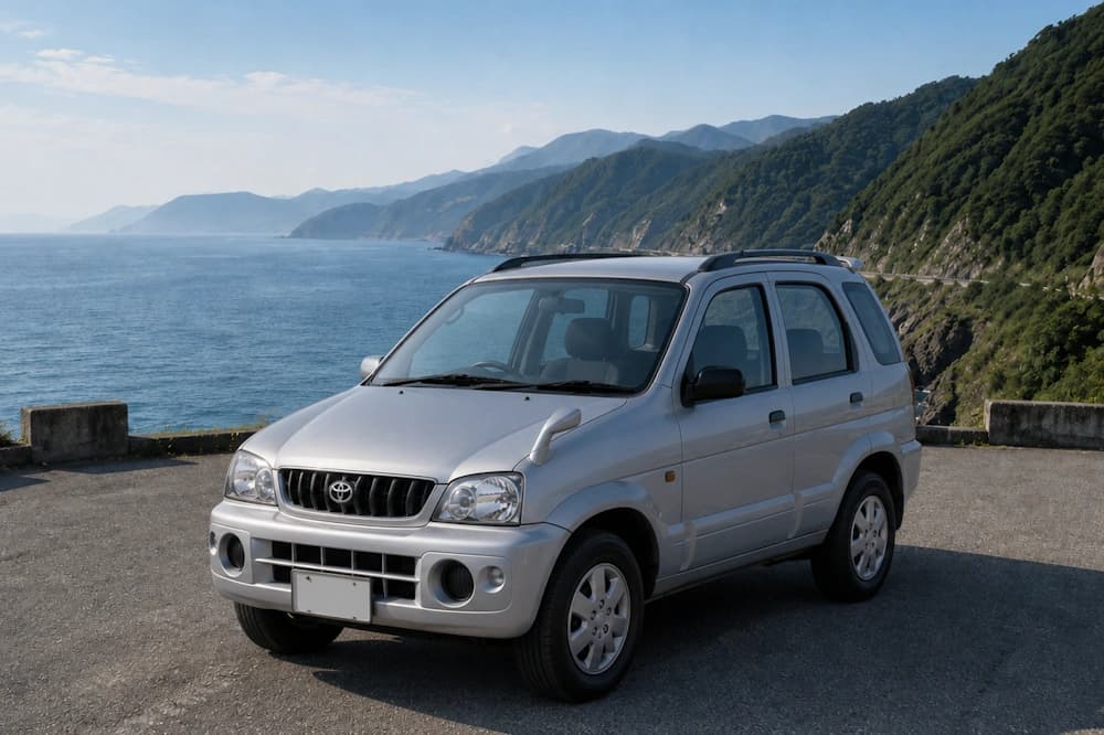 Силуэтное изображение автомобиля Toyota Cami для аренды
