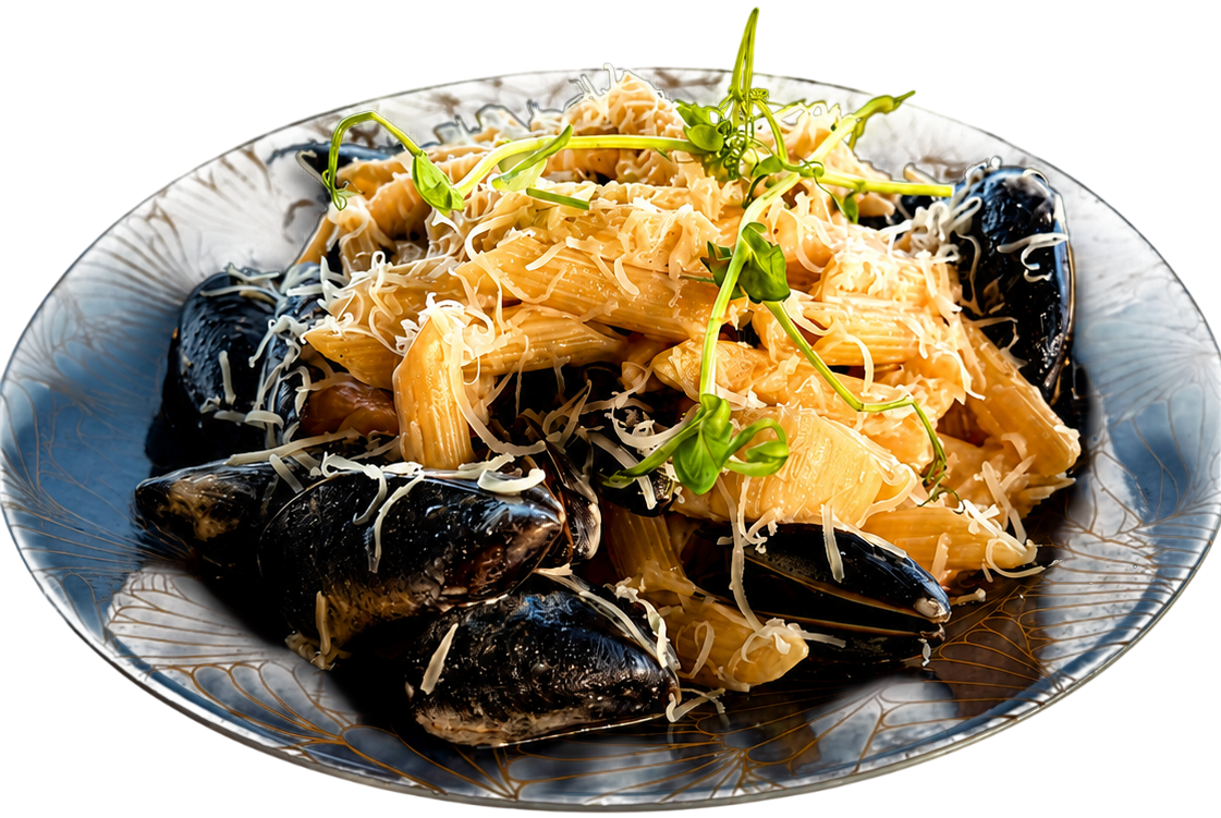 Паста с морепродуктами из спецменю